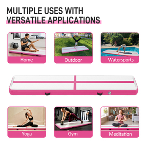 ODM Pink Inflatable Air Mat Consistent Rebound <strong>Gymnastics</strong> Air Track for Repeated Skill Training - Product Image 6
