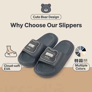 รองเท้าแตะชายหาด Yearning แฟชั่นพื้นหนา ใส่ได้ทั้งฤดูร้อน ฤดูหนาว ฤดูใบไม้ร่วง กันน้ำ ระบายอากาศได้ดี กันลื่น น้ำหนักเบา ผลิตจากวัสดุ EVA - Product Image 2