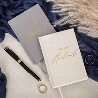 Conception unique, modèle le plus vendu en grande série, carnet à couverture en lin sur mesure pour la planification quotidienne, carnet à couverture rigide