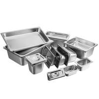 Panci GN Stainless Steel Ekonomis untuk Penyimpanan Makanan Komersial untuk Hotel Restoran Harga Diskon untuk Peralatan Layanan
