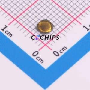 TS3735PA 250gf 016 Tactile Switch SMD Switch Single Pole Single Throw Round Button Vertical Mount 3.7mm - Product Image 1