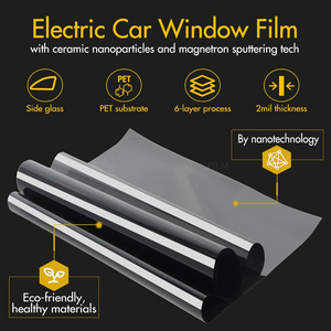 Película de tinte para ventana automotriz, envoltura de <span class=keywords><strong>vinilo</strong></span> con cambio de Color de alto brillo, <span class=keywords><strong>protección</strong></span> UV, aislamiento térmico para <span class=keywords><strong>ventanas</strong></span> de automóviles - Product Image 5