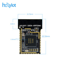 Module sans fil Holyiot NRF52840 BLE 5.3, récepteur RF 2.4GHz, module balise BLE pour l'automatisation domestique IoT, module Bluetooth