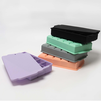 Bac à glaçons en silicone à 15 compartiments avec couvercle, moule à crème glacée carré DIY, accessoires de cuisine et de bar
