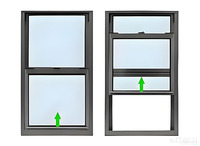 Ventanas Corredizas Verticales de Aluminio TW con Doble Acristalamiento, Diseño Moderno, Cortina Tipo Louver, Función Insonorizante para Apartamentos y Villas