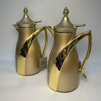 Carafe isotherme 1L style méditerranéen pour boissons de banquet, service de café et d'eau, idéale pour mariages, fêtes et coffrets cadeaux