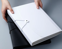 Organizador de Archivos con Clip A4, Material PP, Gran Capacidad, Multicapa