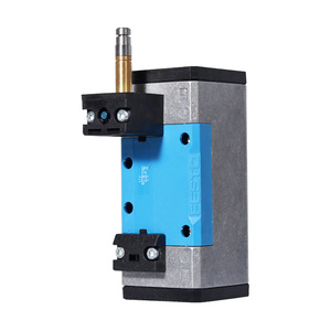 Festo Solenoid Valve Mn1h-5/2-d-2-1-c 24V Dc Air Control 60x40x80mm Electronic Operation - Product Image 1