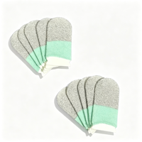 10pcs Per Pack Sarung Jari Ponsel Serat Karbon Dua Warna Anti Keringat Layar Sentuh Gaming Berjalan Unisex