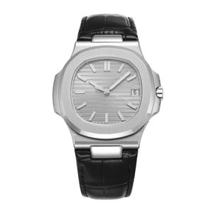 Montre automatique de luxe pour homme, bracelet en cuir de crocodile noir, marqueurs lumineux, fonction date, style sport, cadeau haut de gamme - Product Image 1