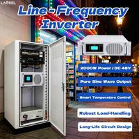 Inversor de Corriente de Alta Eficiencia de 2KW DC48V con Salida de Onda Sinusoidal Pura, Ventilador Inteligente y UPS para Balcón o Taller