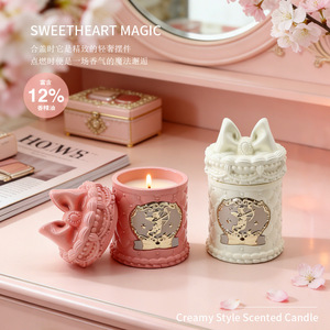 Bougie parfumée Cupidon pour la chambre, parfum de pomme artisanal de niche, coffret cadeau haut de gamme pour la Saint-Valentin chinoise, <span class=keywords><strong>Valen</strong></span> - Product Image 3