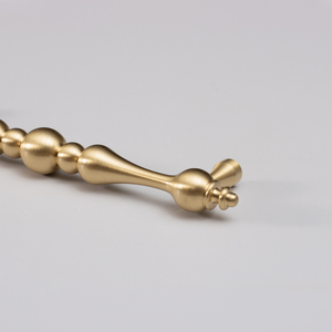 Retro Solid Brass Handles Chain Pearls Ball Design Furniture Kitchen Cabinet Chest of <strong>Drawers</strong> Handle Pull Home Decoration - Product Image 3