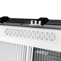 Hublot de toit LED en verre acrylique 700x500mm avec moustiquaire et pare-soleil pour caravane et camping-car, cadre ASA
