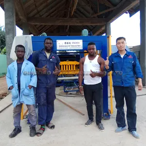Máy khối xây dựng QT6-15 HF cho Nước Cộng Hòa Dân Chủ của đại lý Congo