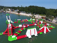 Nouvel équipement de jeux aquatiques Leap, parc aquatique, aire de jeux aquatique, structure gonflable d'amusement aquatique, usage commercial