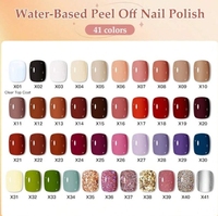 Vernis à ongles en gel UV direct de haute qualité à base d'eau Peelable and Tear-off Nail Paint