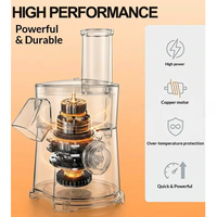 Anbolife 7-in-1 Elektrische Salade Maker, Snijder, Hakker, Frietjes Snijder, Keukenmachine, Groothandel OEM