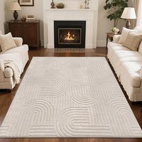 Meistverkaufter Heimteppich im Minimalistischen Stil Kaschmirähnlicher Jacquard-Teppich Schallisolierend Rutschfest Maschinenwaschbar