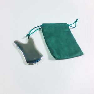 Huiying aleación de zinc forma cóncava facial guasha logotipo privado impreso cara pierna mano cuerpo masajeador - Product Image 1