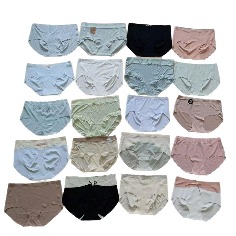 Women Cheap Common Wholesale Panties Low Price by the Dozen Pack 12 Pcs Ladies Panty Cotton Lace Underwear