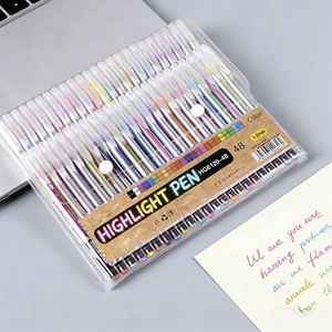 Lot <span class=keywords><strong>de</strong></span> marqueurs métalliques scintillants en gros, 12 à 48 couleurs |   Stylos à encre liquide Flash pour l'art et les fournitures <span class=keywords><strong>de</strong></span> bricolage en gros - Product Image 1