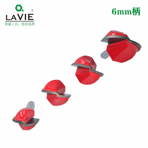 Lavie Round Bottom Router Bit 6mm Shank Carbide Woodworking Knife For <b>Engraving</b> <b>Machine</b> 1/4 To 1 Inch Set - Product Image 2