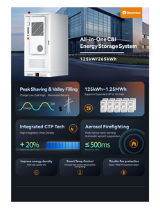 Dawnice ตู้265KWH 200KWH เก็บแบตเตอรี่พลังงานแสงอาทิตย์สำหรับอุตสาหกรรมเชิงพาณิชย์ตู้เก็บพลังงานแสงอาทิตย์ไฮบริด - Product Image 3