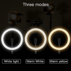 Lampada da scrivania con staffa pigra Live Stream <span class=keywords><strong>Light</strong></span> LED Circle Selfie Ring <span class=keywords><strong>Light</strong></span> con supporto flessibile per telefono cellulare - Product Image 5