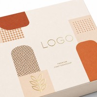 Boîte à tiroir en carton rigide personnalisée de luxe pour cosmétiques haut de gamme, emballage coulissant premium avec design de logo