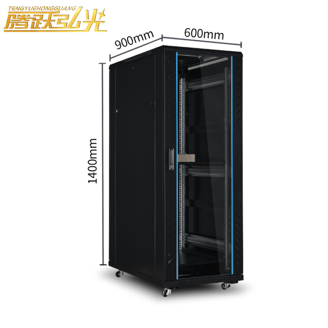 Cross-border supply 19 Inch Server Racks Network Cabinet Data Cabinet 28u Indoor Floor Standing Network Cabinet
