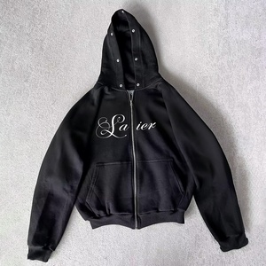 <span class=keywords><strong>Felpa</strong></span> con <span class=keywords><strong>Cappuccio</strong></span> e Zip con Colletto in <span class=keywords><strong>Pelliccia</strong></span> Personalizzata con Stampa DTG, Giacca Streetwear di Alta Qualità per Uomo - Product Image 3