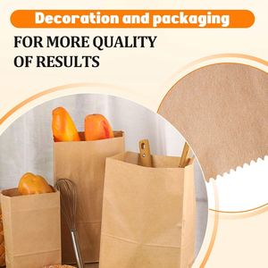 Custom Luxury Food Grade Recycled Brown Kraft <b>Paper</b> Bags Full Color Logo Printing <b>Biodegradable</b> Compostable for Candle Packaging - Product Image 4