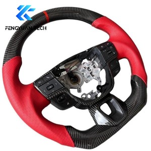 Volante de Coche Personalizado de Cuero y Fibra de Carbono Forjada para <span class=keywords><strong>Toyota</strong></span> Camry Highlander <span class=keywords><strong>2023</strong></span> 2024 2025 2026 - Product Image 6