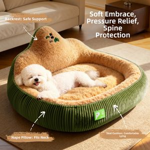 Bestverkochte 2025 Ultra-Zachte Warme Comfortabele Hond- & Kattenbed Machine Wasbaar Pluche Fluweel Draagbaar Huisdierenbed - Product Image 3