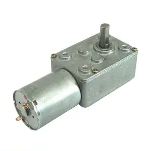 5V Worm Gear động cơ nhỏ Worm hộp số DC động cơ với Worm Gear 12V 24V