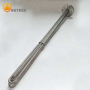 גוף חימום חשמלי מצינור נירוסטה אינקולוי 415VAC עם אוגן למערכת מבשלת, גוף חימום טבילה - Product Image 3