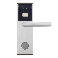 Système de serrure de porte numérique intelligent avec lecteur de carte magnétique pour hôtel, logiciel gratuit PY-8011-2