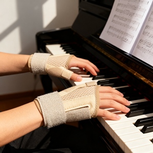 Duurzame orthopedische handbrace met dynamische vingerspalken voor revalidatie na een beroerte en mobiliteitshulp - Product Image 4
