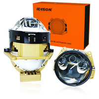 IDISON Z9 populaire 3 pouces trois tasses Double Laser Direct faisceau haut 12v 80W cinq lumière 6000K 5000K lentille de projecteur Laser pour voiture BMW