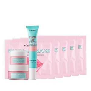 KORMESIC Ensemble de Soins des Lèvres Vegan Marque Privée : <span class=keywords><strong>Baume</strong></span>, <span class=keywords><strong>Gommage</strong></span> Moussant et Masque pour les Lèvres - Product Image 4