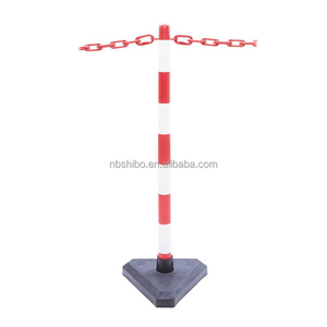 Support UV Support de chaîne rouge blanc Crochet de maillon de connexion de chaîne en plastique Poteaux de clôture mobiles avec chaîne pour l'intérieur - Product Image 2