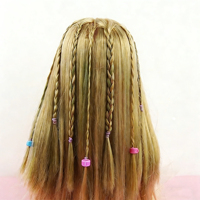 AiJH Machine à tresser les cheveux automatique avec effets lumineux, kit d'outils conforme EN71, en plastique, pour tressage torsadé, jouet pour filles