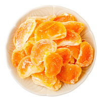 Segment de mandarine séchée moelleuse et sucrée, marque privée OEM ODM, en gros, approvisionnement direct en vrac