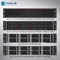 Serveur en rack 2U Lenovo ThinkSystem SR650 V3 V2 V4, serveur d'entreprise évolutif pour la virtualisation de centre de données et le cloud