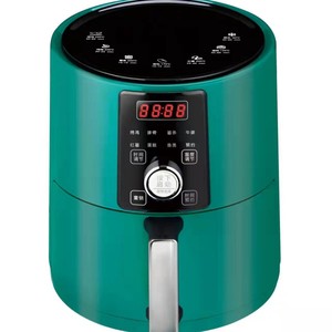 Friteuse à air mécanique rouge 5,5 L avec revêtement céramique électrique pour usage domestique - Product Image 3