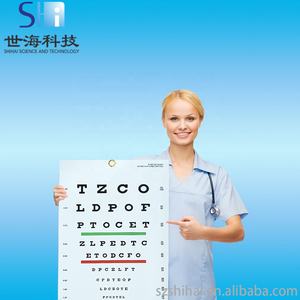Tableau d'acuité visuelle Snellen personnalisable de haute qualité pour instruments d'optique de <span class=keywords><strong>distance</strong></span> - Product Image 6