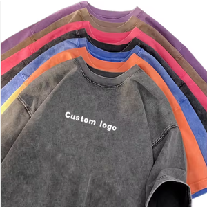 T-shirt en coton surdimensionné personnalisé pour homme, manches courtes, col rond, imprimé lettres, coupe décontractée, respirant, tricoté, écoresponsable - Product Image 5