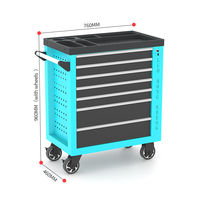 Armoire à outils en acier robuste à 7 tiroirs, très vendue, pour le rangement professionnel en garage et atelier