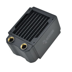Ococo 80mm Water <b>Cooler</b> Radiator 60mm Thick Three Layer Channel <b>Mini</b> ITX Electric Motorcycle Cooling System - Product Image 1